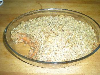 Quince crumble