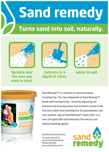 Sand Remedy is a mixture of Natural Minerals including Clay